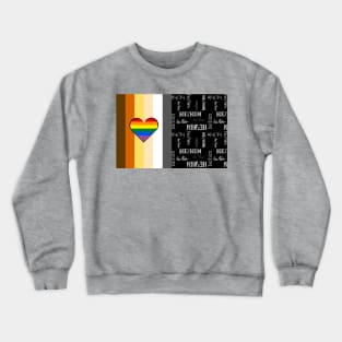 Gay Bear Pride, He/Him Pronouns - Identity Pride Crewneck Sweatshirt